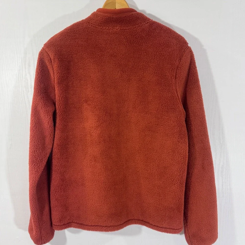 Champion C9 Half Zip Pullover Fleece Jacket Mens Size Large Sherpa‎ Rust Orange